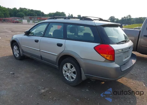 2005 Subaru Outback 2.5I from USA, damaged, VIN 4S4BP61C357375357